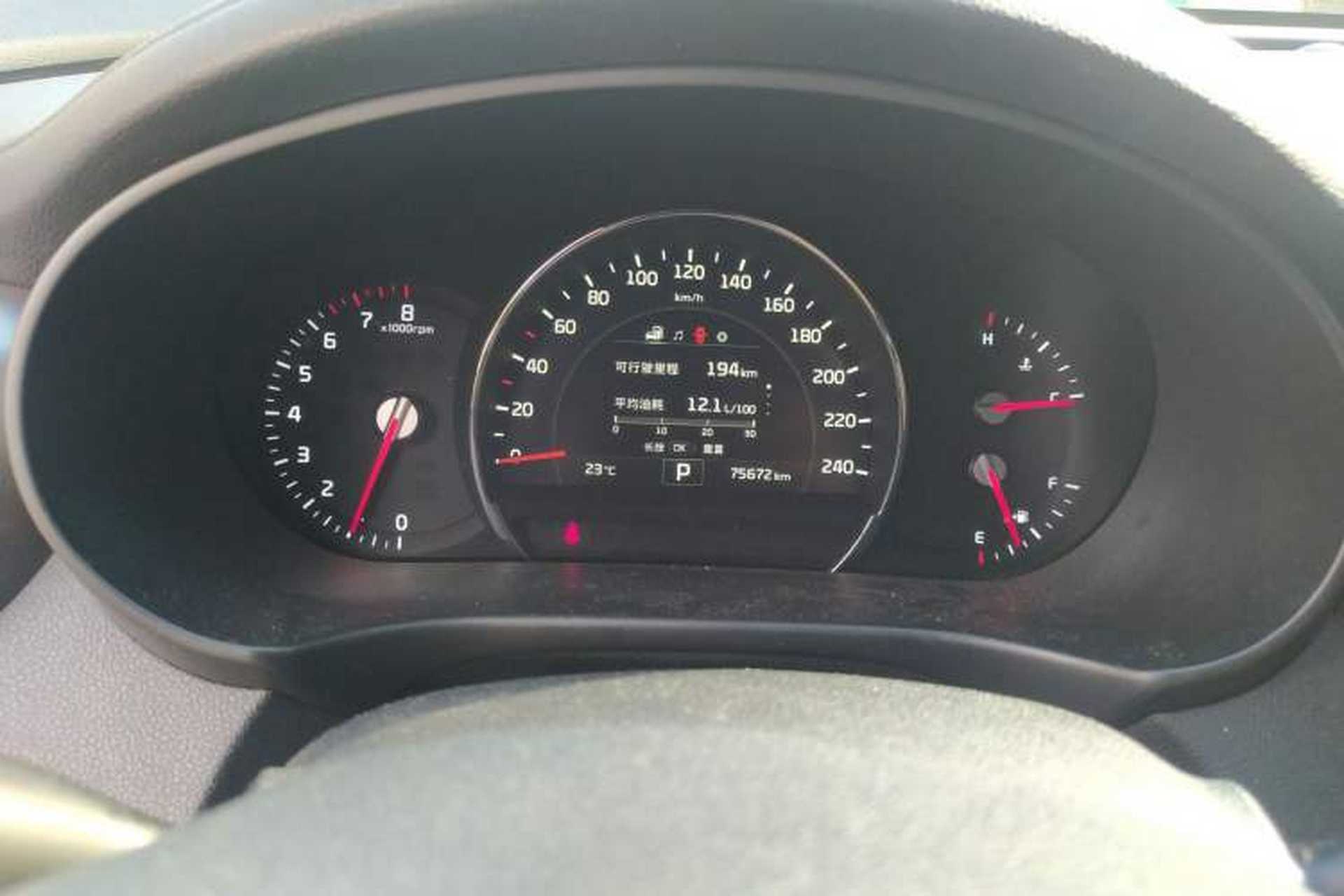 Used Kia Sorento 2015 Sorento L 2.4L Gasoline 4WD Prestige Edition 5 Seats China IV Standard Instrument Cluster