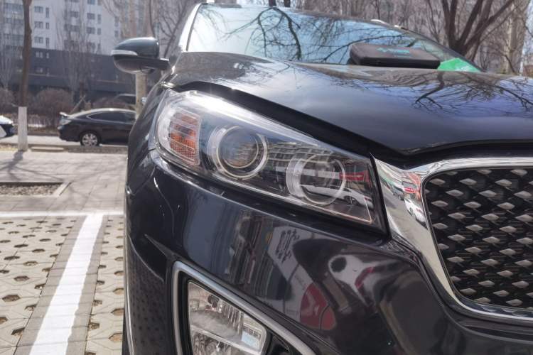 Used Kia Sorento 2015 Sorento L 2.0T Gasoline 4WD Elite Edition 7 Seats China V Emission Standard Right Front Headlight