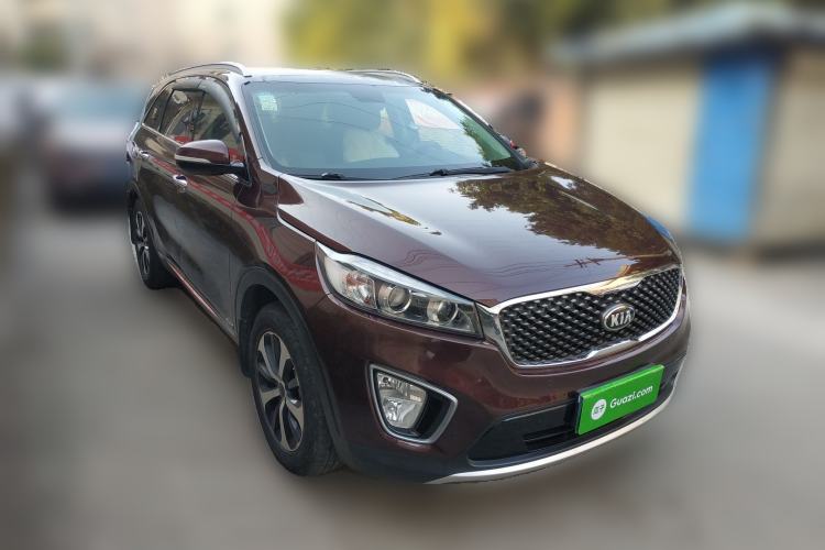 Used Kia Sorento 2015 Sorento L 2.2T Diesel 4WD Elite Edition 7 Seats China IV Standard Front Right 45 Deg