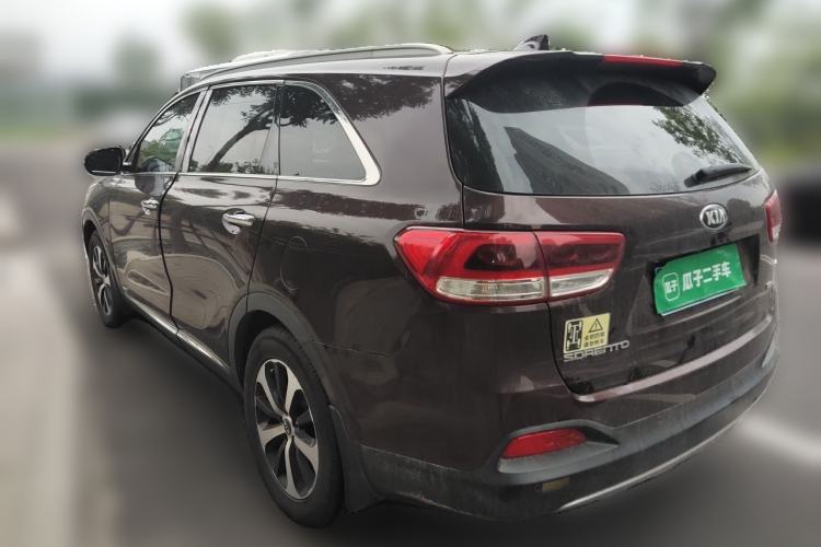 Used Kia Sorento 2015 Sorento L 2.4L Gasoline 4WD Elite Edition 5 Seats China V Emission Standard Rear Left 45 Deg