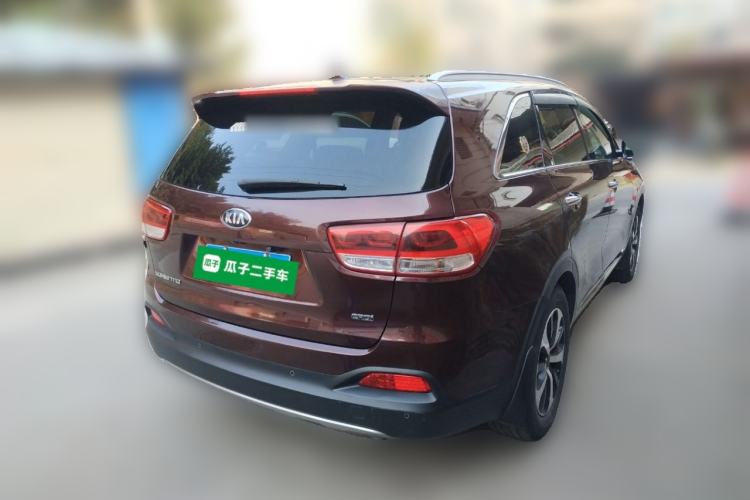 Used Kia Sorento 2015 Sorento L 2.2T Diesel 4WD Elite Edition 7 Seats China IV Standard Rear Right 45 Deg
