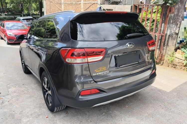 Used Kia Sorento 2015 Sorento L 2.4L Gasoline 4WD Elite Edition 7 Seats China IV Standard Rear Left 45 Deg