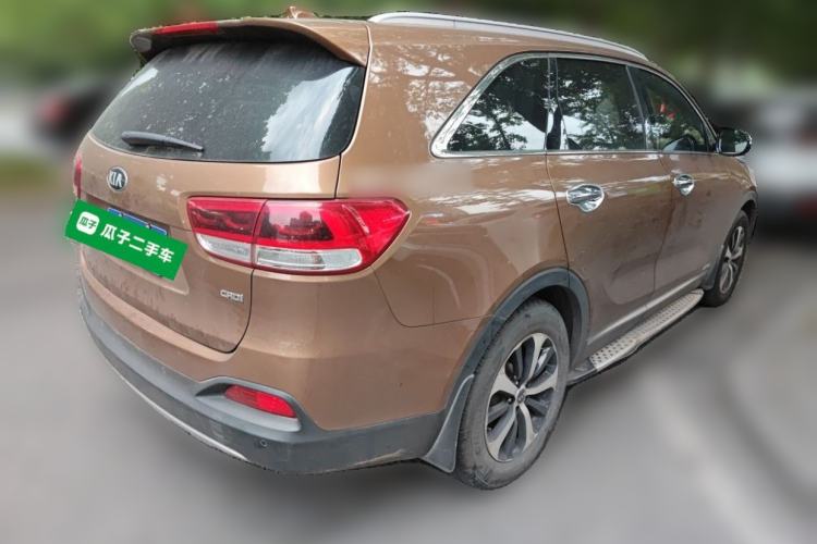 Used Kia Sorento 2015 Sorento L 2.2T Diesel 4WD Elite Edition 7 Seats China IV Standard Rear Right 45 Deg