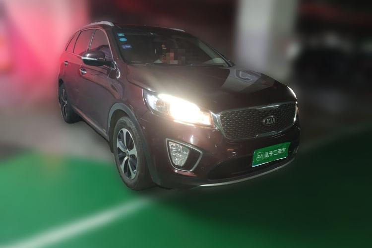 Used Kia Sorento 2015 Sorento L 2.4L Gasoline 4WD Elite Edition 7 Seats China V Emission Standard Front Right 45 Deg
