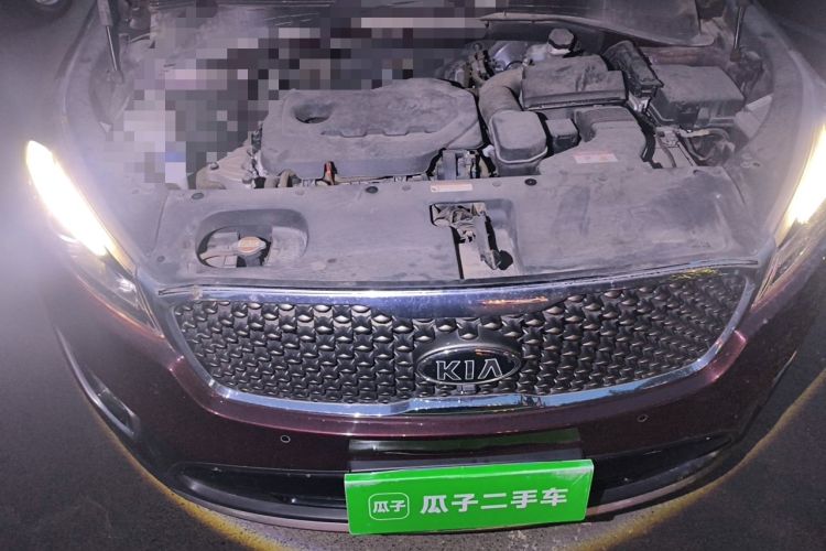 Used Kia Sorento 2015 Sorento L 2.4L Gasoline 4WD Elite Edition 7 Seats China IV Standard Engine Bay