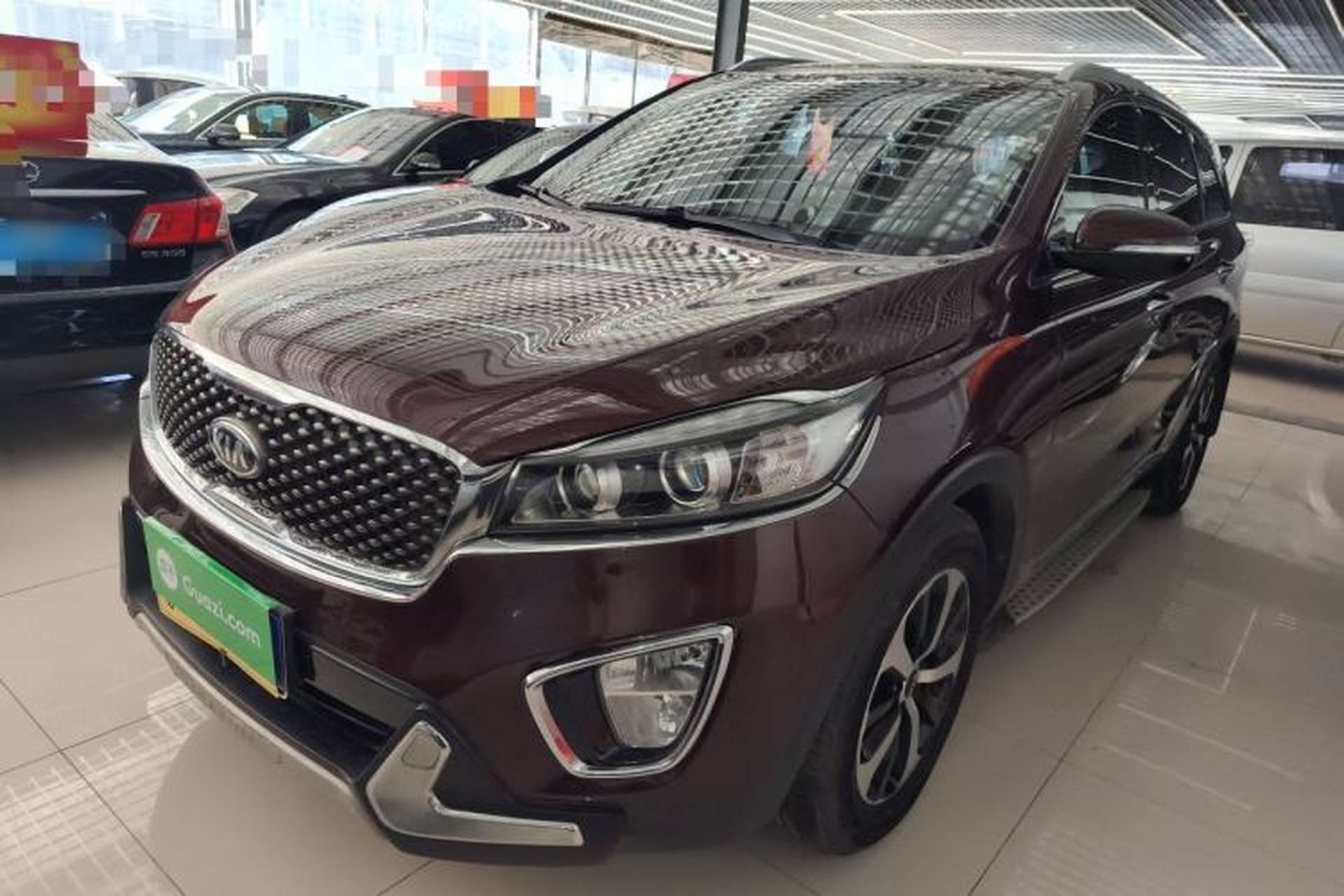 Used Kia Sorento 2015 Sorento L 2.0T Gasoline 4WD Elite Edition 7 Seats China IV Standard Front Left 45 Deg
