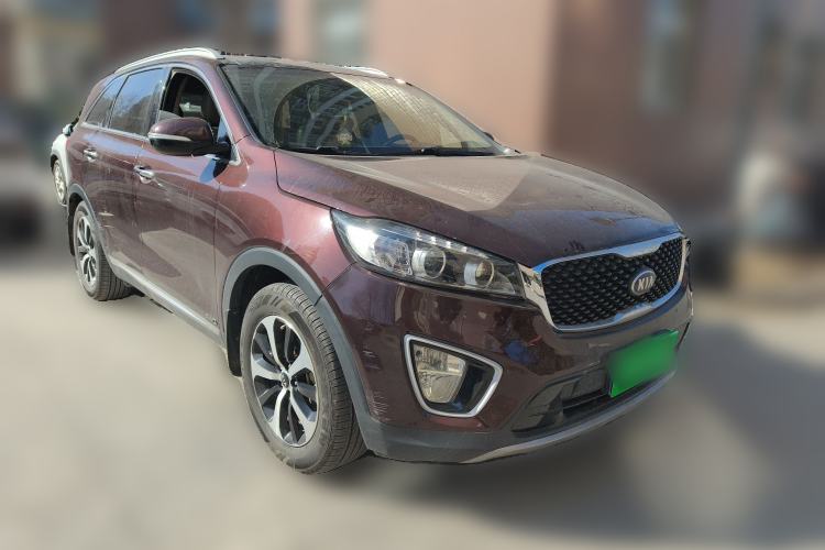 Used Kia Sorento 2015 Sorento L 2.4L Gasoline 4WD Elite Edition 7 Seats China V Emission Standard Front Right 45 Deg