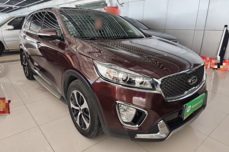 Used Kia Sorento 2015 Sorento L 2.0T Gasoline 4WD Elite Edition 7 Seats China IV Standard Front Right 45 Deg
