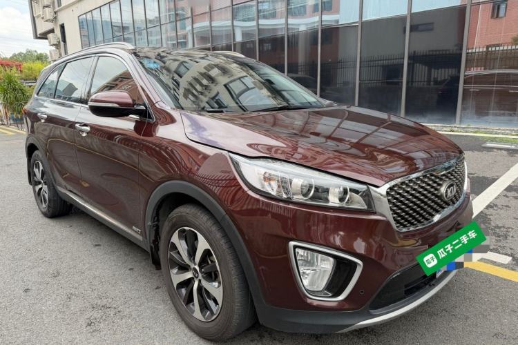 Used Kia Sorento 2015 Sorento L 2.4L Gasoline 4WD Elite Edition 7 Seats China V Emission Standard Front Right 45 Deg