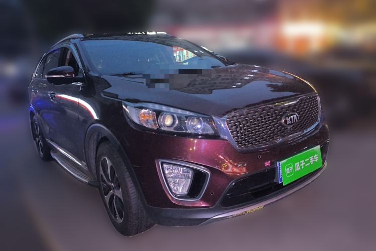 Used Kia Sorento 2015 Sorento L 2.4L Gasoline 4WD Elite Edition 7 Seats China IV Standard Front Right 45 Deg