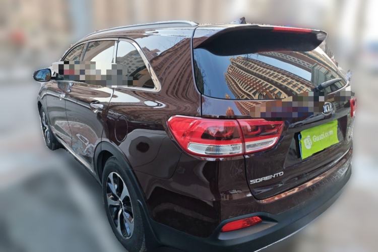 Used Kia Sorento 2015 Sorento L 2.4L Gasoline 4WD Elite Edition 7 Seats China IV Standard Rear Left 45 Deg