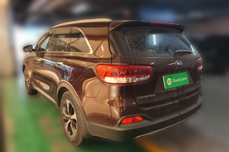 Used Kia Sorento 2015 Sorento L 2.4L Gasoline 4WD Elite Edition 5 Seats China V Emission Standard Rear Left 45 Deg