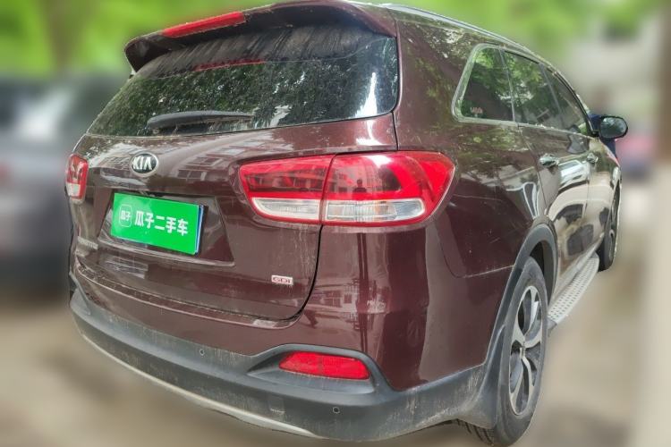 Used Kia Sorento 2015 Sorento L 2.4L Gasoline 4WD Elite Edition 5 Seats China IV Standard Rear Right 45 Deg