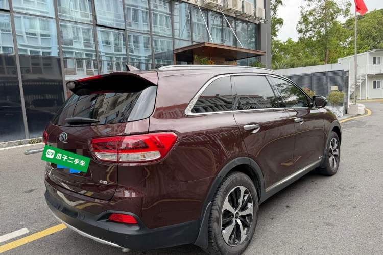 Used Kia Sorento 2015 Sorento L 2.4L Gasoline 4WD Elite Edition 7 Seats China V Emission Standard Rear Right 45 Deg