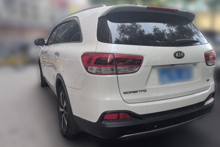 Used Kia Sorento 2015 Sorento L 2.4L Gasoline 4WD Elite Edition 5 Seats China V Emission Standard Rear Left 45 Deg