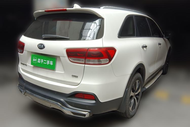 Used Kia Sorento 2015 Sorento L 2.2T Diesel 4WD Elite Edition 7 Seats China IV Standard Rear Right 45 Deg