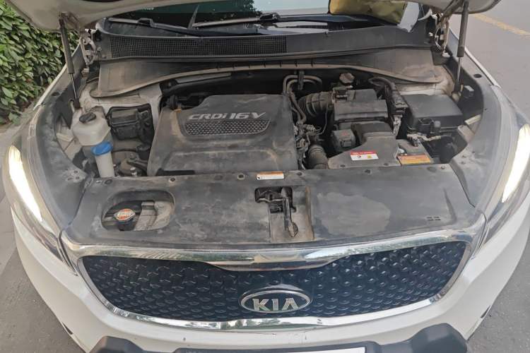 Used Kia Sorento 2016 Sorento L 2.2T Diesel 4WD Custom Edition 5 Seats China IV Standard Engine Bay