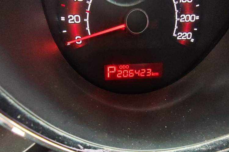 Used Kia Soul 2010 1.6L AT GLS Odometer Close Up