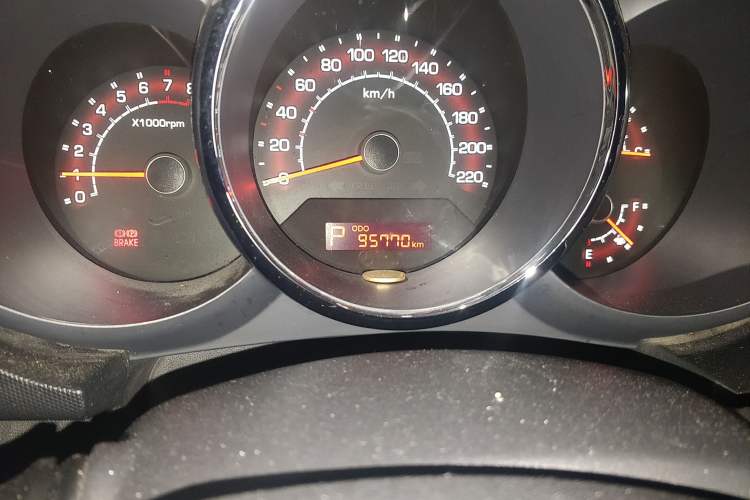Used Kia Soul 2013 1.6L AT Premium Odometer Close Up