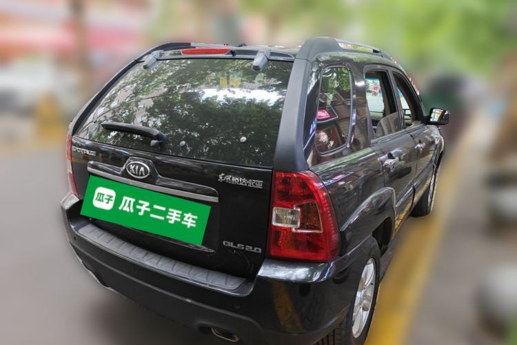 Used Kia Sportage 2007 2.0L Automatic Two-Wheel Drive GL Trim Rear Right 45 Deg