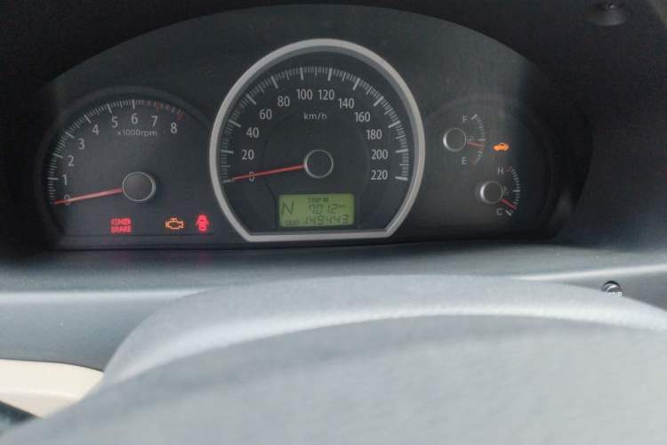 Used Kia Sportage 2009 2.0L Automatic 2WD GL Trim Odometer Close Up