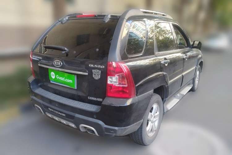 Used Kia Sportage 2009 2.0L Automatic Two-Wheel Drive GLS Rear Right 45 Deg