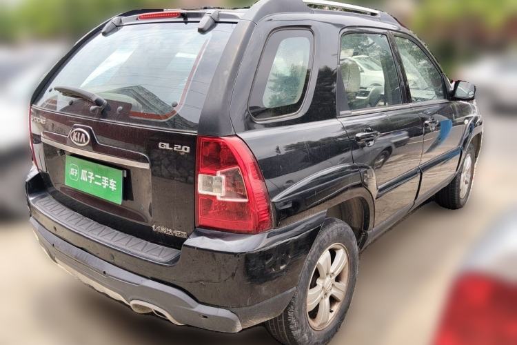 Used Kia Sportage 2009 2.0L Manual Two-Wheel-Drive GL Trim Rear Right 45 Deg