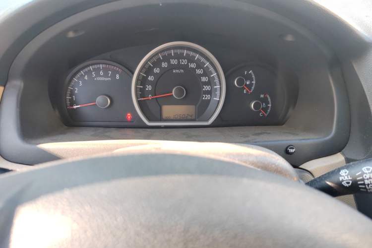 Used Kia Sportage 2009 2.0L Manual Two-Wheel-Drive GLS Odometer Close Up