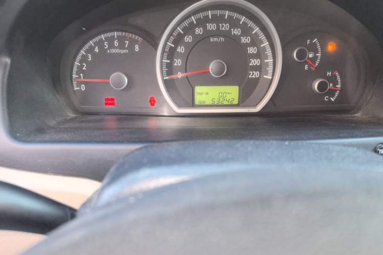 Used Kia Sportage 2012 2.0L Manual Two-Wheel Drive GLS Odometer Close Up