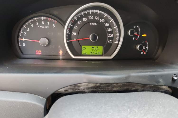 Used Kia Sportage 2012 2.0L Automatic Two-Wheel Drive GLS Odometer Close Up