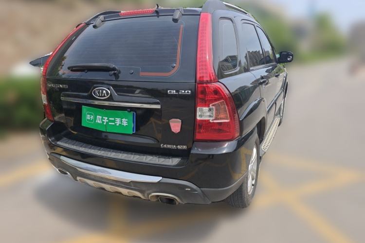 Used Kia Sportage 2012 2.0L Automatic Two-Wheel Drive GL Trim Rear Right 45 Deg