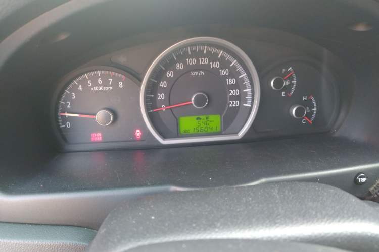 Used Kia Sportage 2012 2.0L Manual Two-Wheel Drive GLS Odometer Close Up