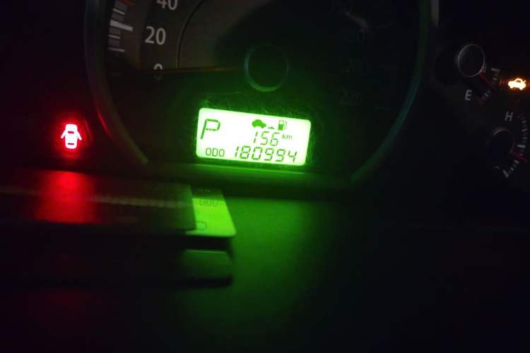 Used Kia Sportage 2012 2.0L Automatic Two-Wheel Drive GLS Odometer Close Up