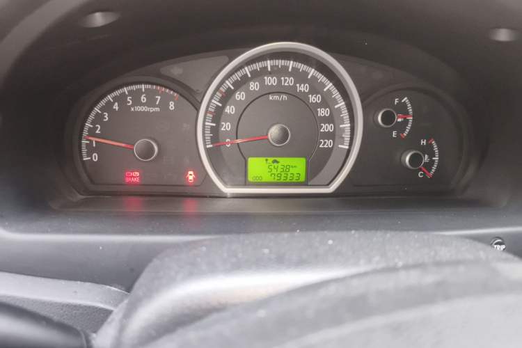 Used Kia Sportage 2012 2.0L Manual Two-Wheel Drive GLS Odometer Close Up