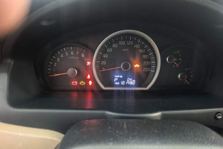 Used Kia Sportage 2013 2.0L Automatic Two-Wheel Drive GL Trim Odometer Close Up
