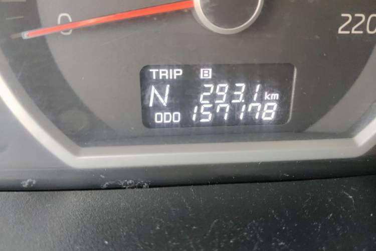 Used Kia Sportage 2013 2.0L Automatic Two-Wheel Drive GL Trim Odometer Close Up