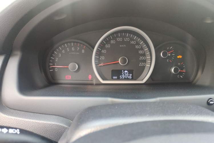 Used Kia Sportage 2013 2.0L Manual Two-Wheel Drive GLS Odometer Close Up