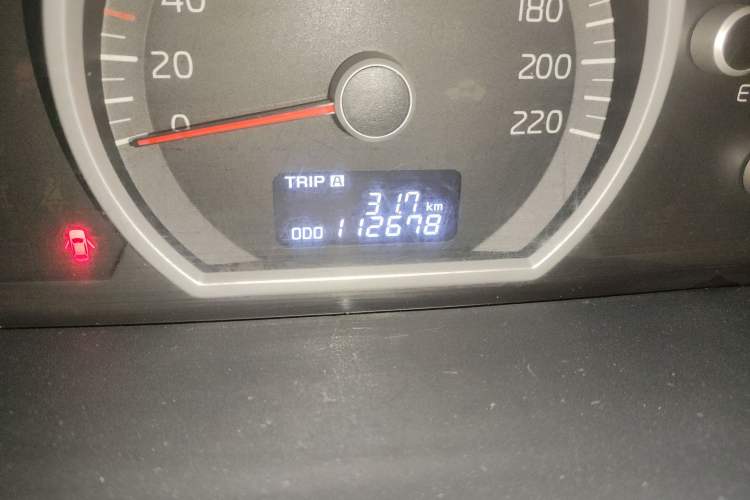 Used Kia Sportage 2013 2.0L Manual Two-Wheel Drive GL Trim Odometer Close Up