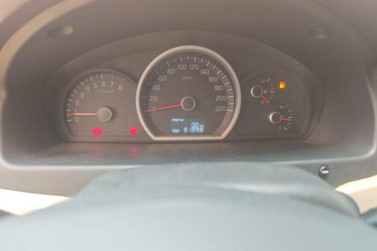 Used Kia Sportage 2013 2.0L Manual Two-Wheel Drive GL Trim Odometer Close Up