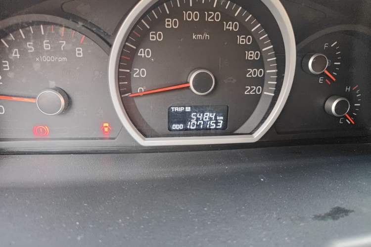 Used Kia Sportage 2013 2.0L Manual Two-Wheel Drive GL Trim Odometer Close Up