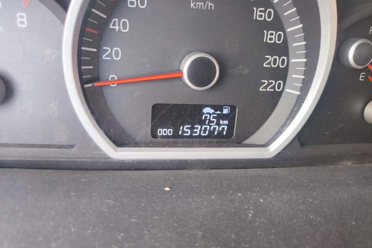 Used Kia Sportage 2013 2.0L Manual Two-Wheel Drive GLS Odometer Close Up