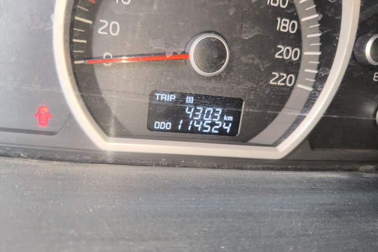 Used Kia Sportage 2013 2.0L Manual Two-Wheel Drive GL Trim Odometer Close Up