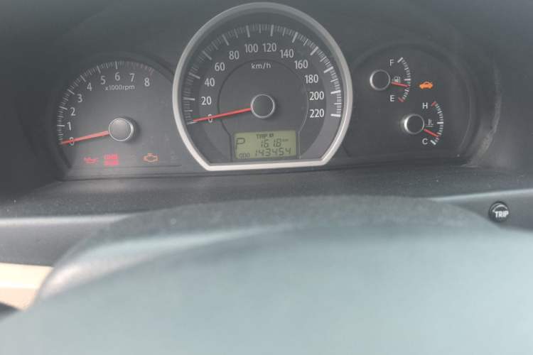Used Kia Sportage 2013 2.0L Automatic Two-Wheel Drive GL Trim Odometer Close Up