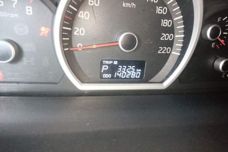 Used Kia Sportage 2013 2.0L Automatic Two-Wheel Drive GL Trim Odometer Close Up