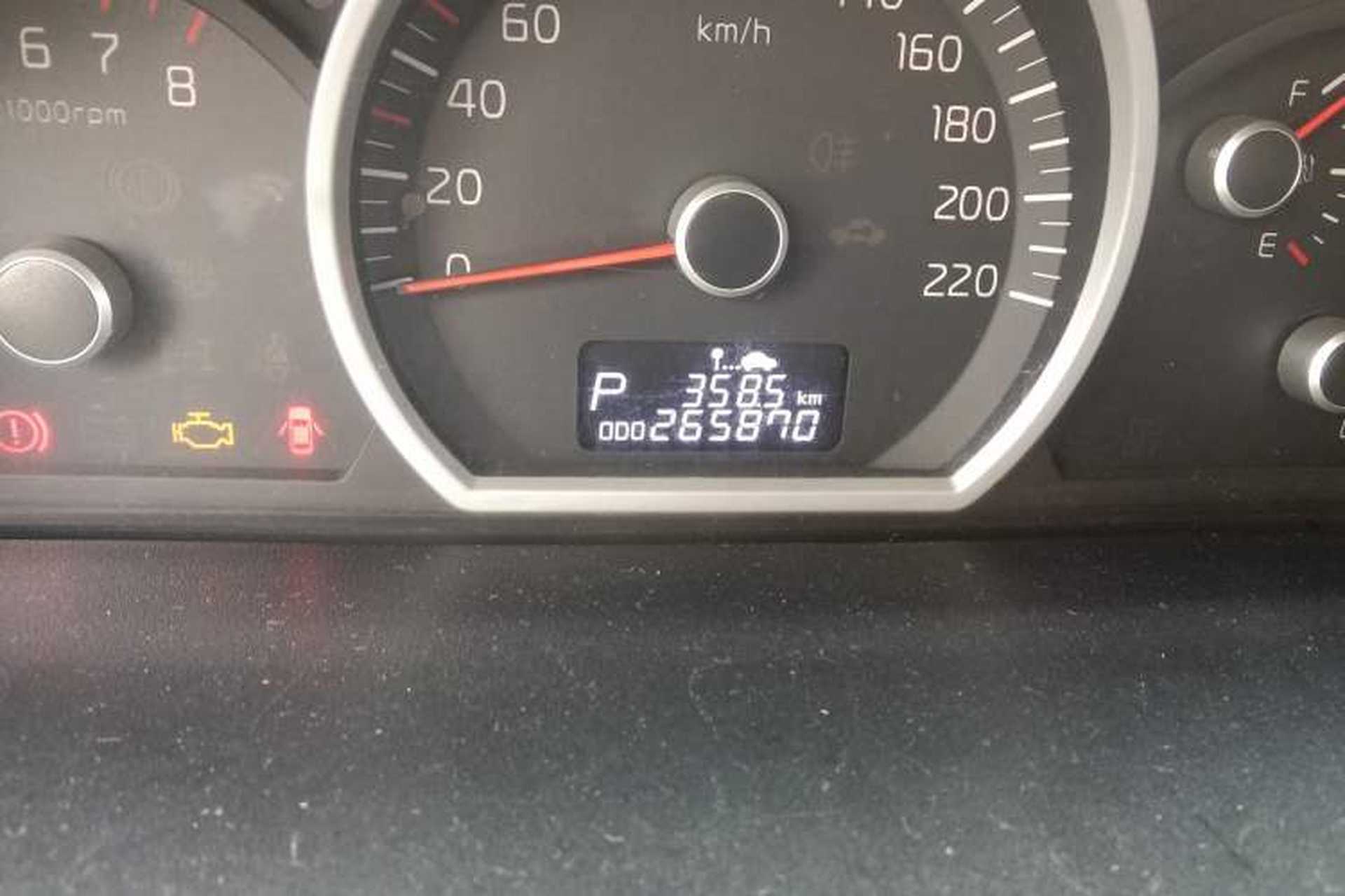 Used Kia Sportage 2013 2.0L Automatic Two-Wheel Drive GLS Trim Odometer Close Up