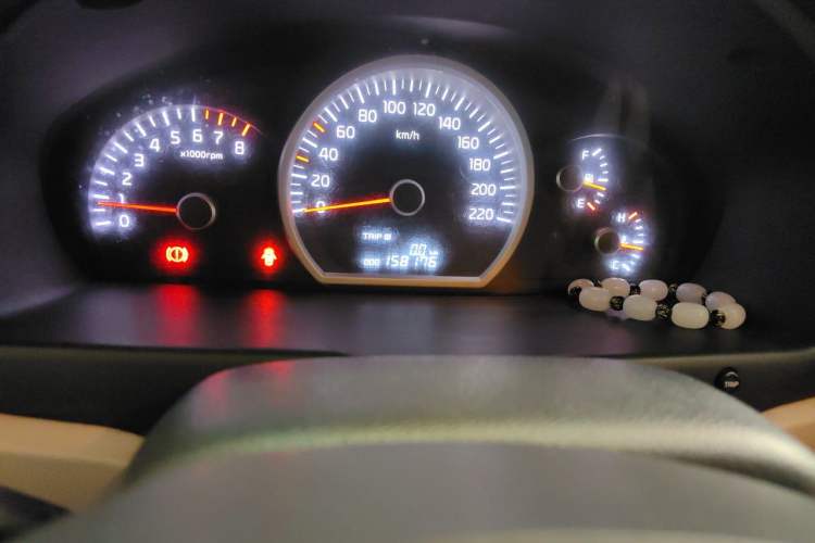 Used Kia Sportage 2013 2.0L Manual Two-Wheel Drive GL Trim Odometer Close Up