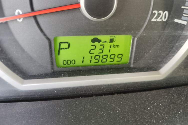 Used Kia Sportage 2013 2.0L Automatic Two-Wheel Drive GLS Trim Odometer Close Up
