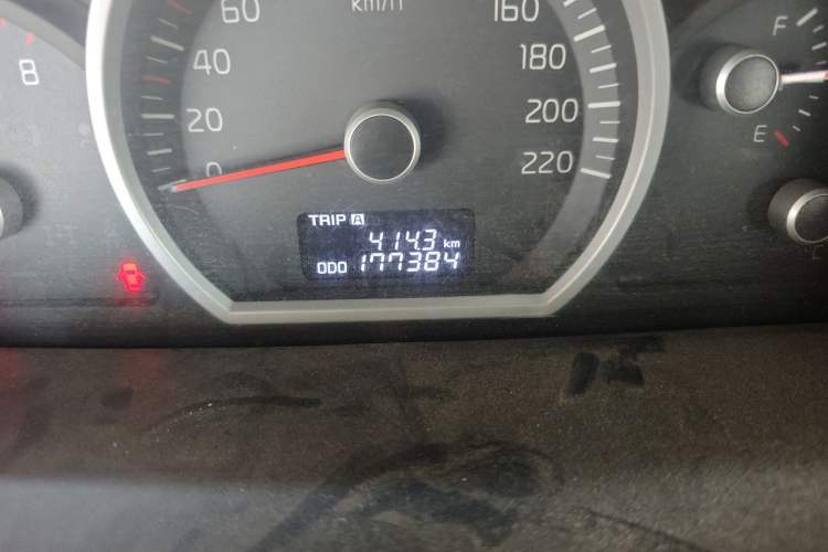 Used Kia Sportage 2013 2.0L Manual Two-Wheel Drive GL Trim Odometer Close Up