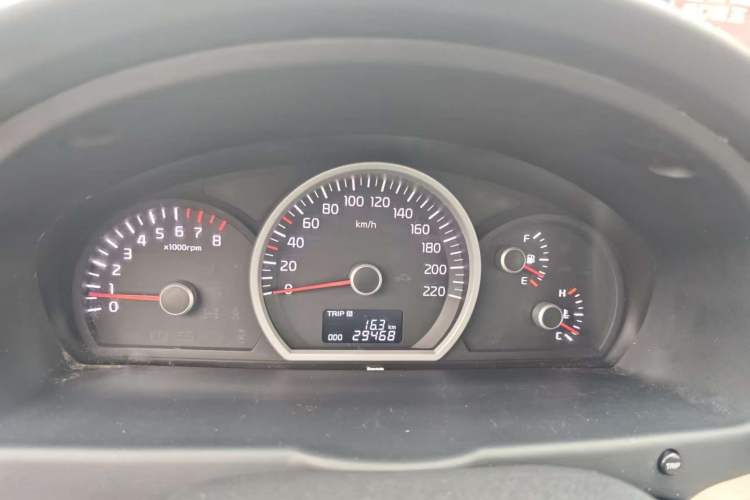Used Kia Sportage 2013 2.0L Manual Two-Wheel Drive GL Trim Odometer Close Up