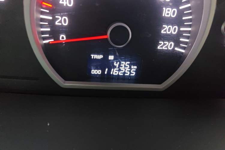 Used Kia Sportage 2013 2.0L Manual Two-Wheel Drive GL Trim Odometer Close Up